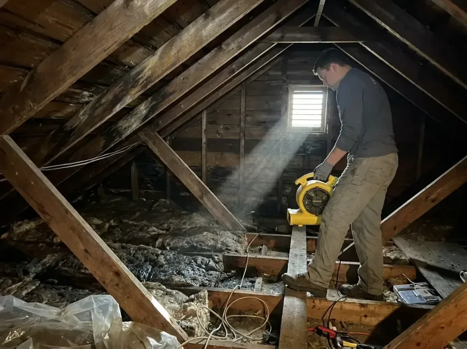 attic-water-damage-drying-proc-007 — frequently asked questions, Emergency Water Extraction & 24/7 Flood Response in Vernoni…